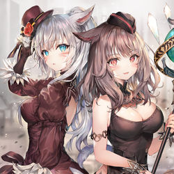 This is a pixiv picture whose title is NieRコラボミコッテ.