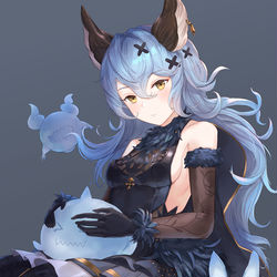 This is a pixiv picture whose title is 闇フェリ.