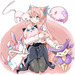 This is a pixiv picture whose title is マリアさんの手持ちポケモン.