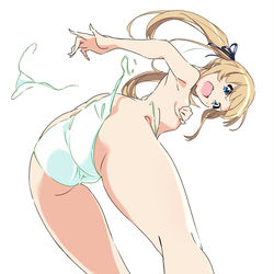 This is a pixiv picture whose title is 水着英梨々さん.