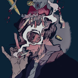 This is a pixiv picture whose title is 次元大介.
