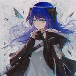 This is a pixiv picture whose title is 💙.