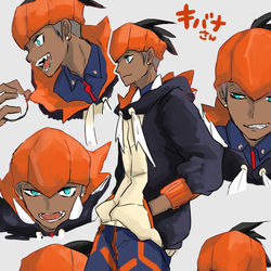 This is a pixiv picture whose title is キバナさん詰め.