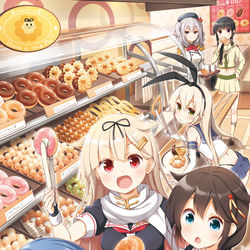 This is a pixiv picture whose title is どーなついっぱいぽいぽい.