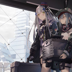This is a pixiv picture whose title is BOOTH Festival ドールズフロントライン回.