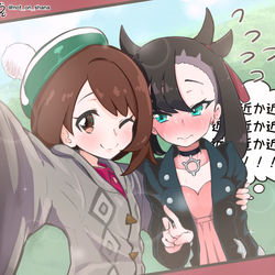 This is a pixiv picture whose title is 「一緒に写真撮ろっ！」.