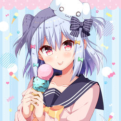 This is a pixiv picture whose title is ボクと一緒にアイス食べよっ♡.