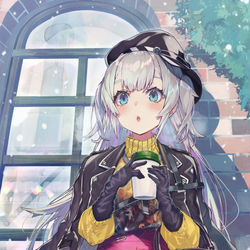 This is a pixiv picture whose title is 冬の匂い.