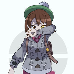 This is a pixiv picture whose title is ガラル地方の新チャンピオンが.