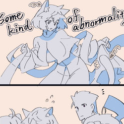 This is a pixiv picture whose title is 女体化投影魔術といつもの面子.