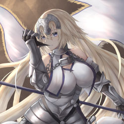 This is a pixiv picture whose title is Jeanne d'Arc.