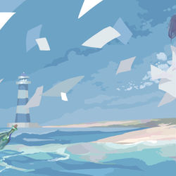 This is a pixiv picture whose title is さよならとしての終わりを.