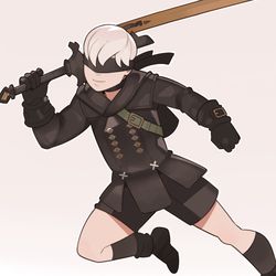 This is a pixiv picture whose title is Nier: Automata.