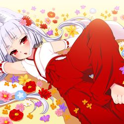 This is a pixiv picture whose title is 「のじゃと鳴く狐」作詞・作曲：鈴根らい.
