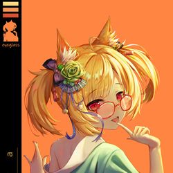 This is a pixiv picture whose title is 空  （色气眼镜）.