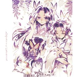 This is a pixiv picture whose title is 蝶.
