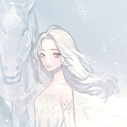 This is a pixiv picture whose title is Elsa.