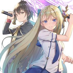 This is a pixiv picture whose title is [仕事絵]生まれ変わった《剣聖》は楽をしたい 1.