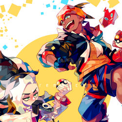 This is a pixiv picture whose title is 再戦.