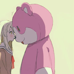 This is a pixiv picture whose title is ミッシェルとこころちゃんと奥沢くんと.
