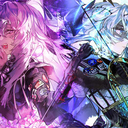 This is a pixiv picture whose title is 二人は.