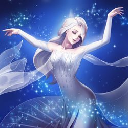 This is a pixiv picture whose title is Elsa.