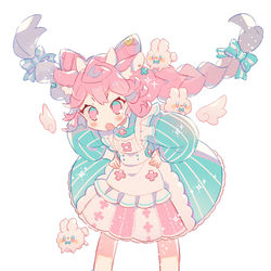This is a pixiv picture whose title is 「…いっしょにあそばない？」.