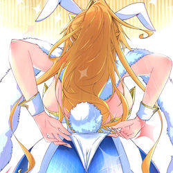 This is a pixiv picture whose title is 実はうさぎの扮装なのですがーーー.