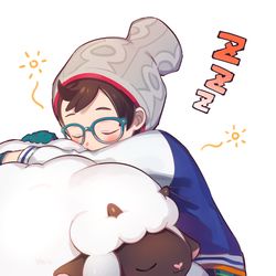 This is a pixiv picture whose title is ぽかぽかウールー.