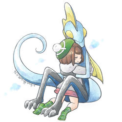This is a pixiv picture whose title is ぎゅーっ.