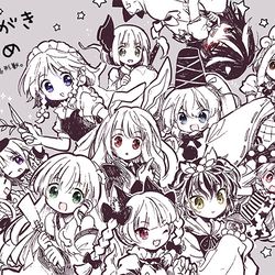 This is a pixiv picture whose title is └|∵|┐log.