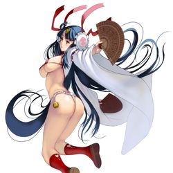 This is a pixiv picture whose title is 巫女の舞.