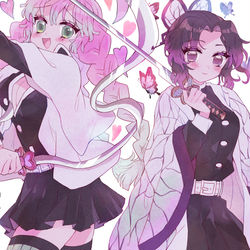 This is a pixiv picture whose title is きめつログ4.