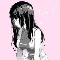 This is a pixiv picture whose title is PINK♥.