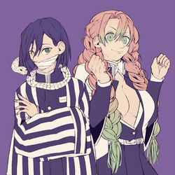 This is a pixiv picture whose title is おばみつ.