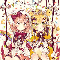 This is a pixiv picture whose title is ホットケーキぶらんこ.