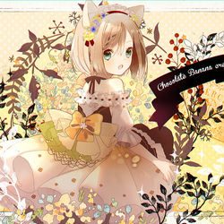 This is a pixiv picture whose title is チョコバナナクレープ.