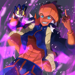 This is a pixiv picture whose title is キバナ.