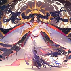 This is a pixiv picture whose title is SUN & MOON.
