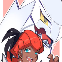 This is a pixiv picture whose title is キバナさん.