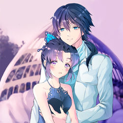 This is a pixiv picture whose title is 令和のぎゆしの.