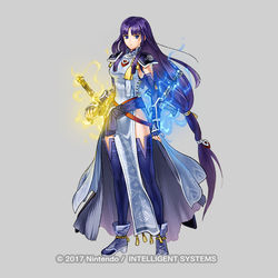 This is a pixiv picture whose title is ファイアーエムブレム ヒーローズ / 暁の剣聖 オルティナ.