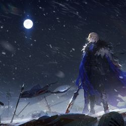 This is a pixiv picture whose title is AZURE MOON.