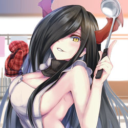 This is a pixiv picture whose title is 闇ママ.