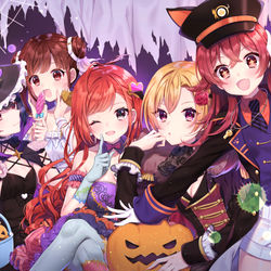 This is a pixiv picture whose title is 放クラハロウィン！.