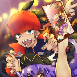 This is a pixiv picture whose title is ダンデさんとキバナさん.