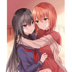 This is a pixiv picture whose title is 百合.