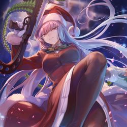 This is a pixiv picture whose title is サンタ婦長.
