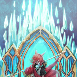 This is a pixiv picture whose title is 水晶公.