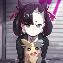 This is a pixiv picture whose title is かわいいマリィちゃん！.
